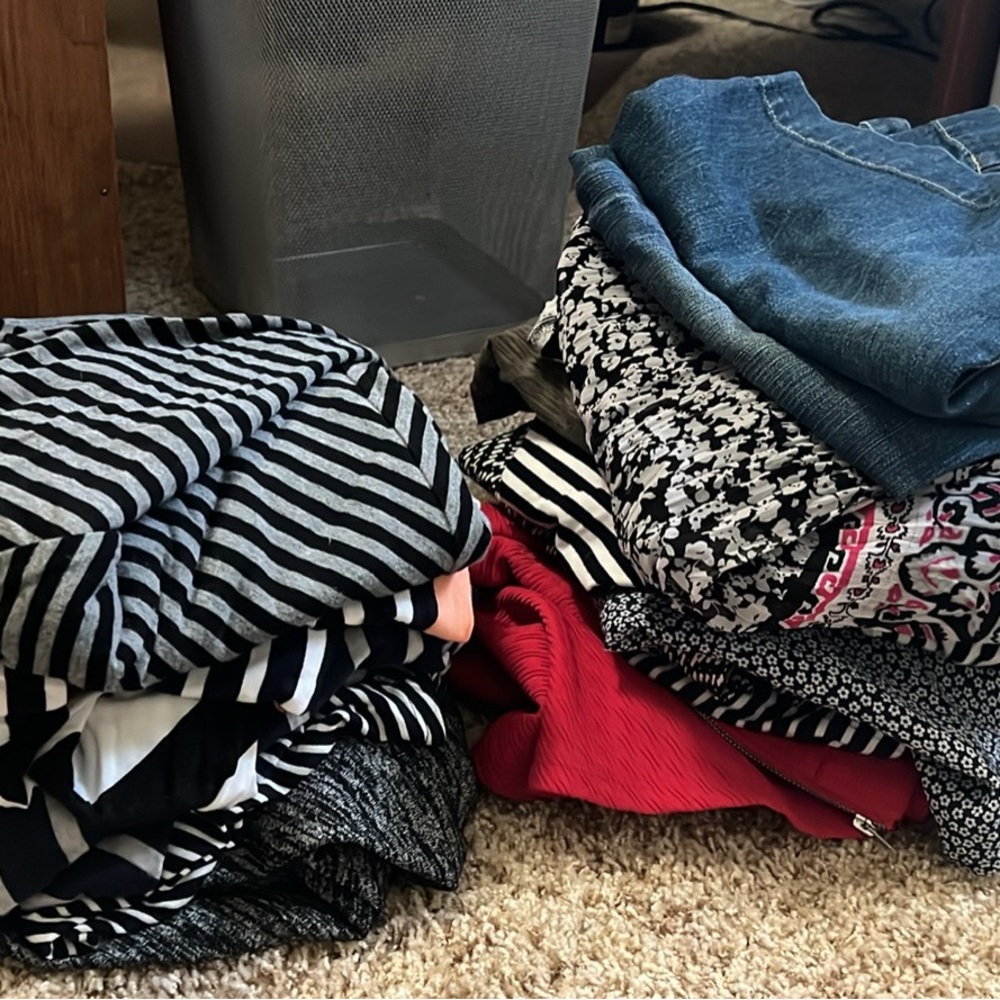 Striped and Patterned Clothing Bundle of Skirts